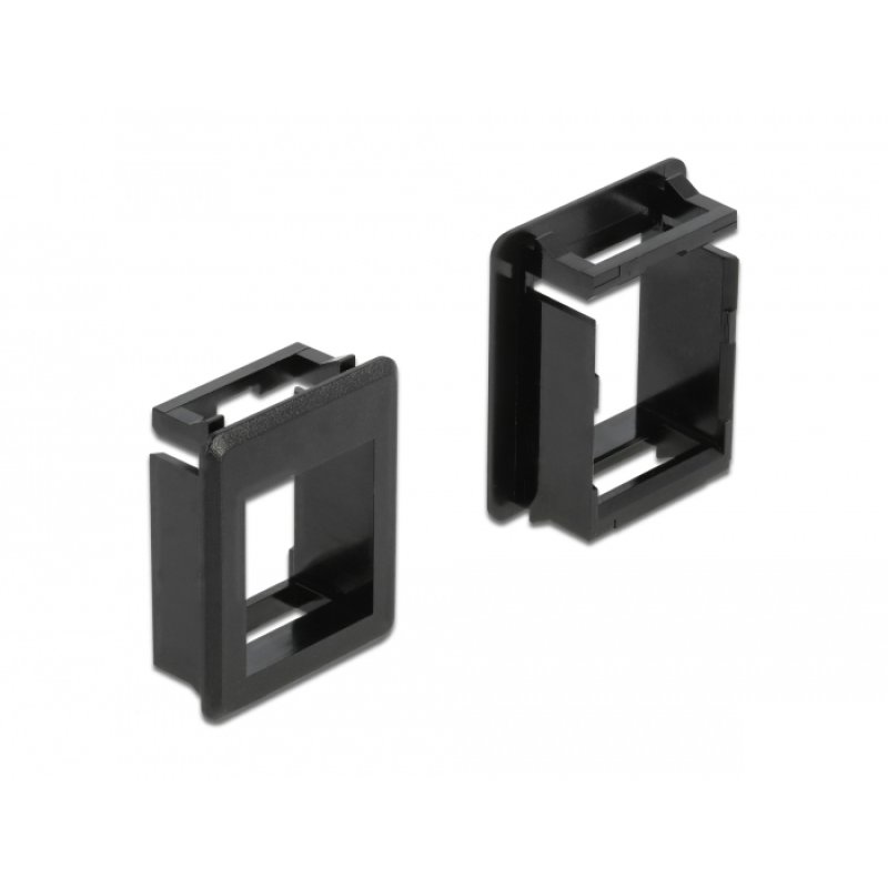 DeLOCK Keystone Holder for cases 4 pieces black