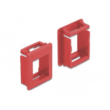 Keystone Halterung für Gehäuse 4 Stück rot