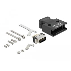 DeLOCK MDR male 20 pin solder connection with housing