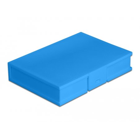 DeLOCK Boite de protection pour HDD 3.5″, bleu
