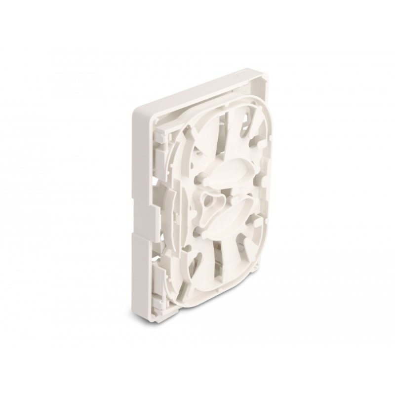 DeLOCK Optical Fiber Connection Box for wall mounting for 2 x SC Simplex or LC Duplex white