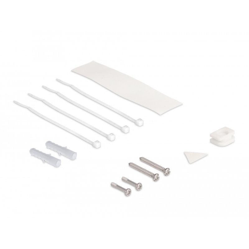 DeLOCK Optical Fiber Connection Box for wall mounting for 2 x SC Simplex or LC Duplex white