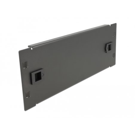 DeLOCK 10″ Network Cabinet Blind Cover tool free 2U black