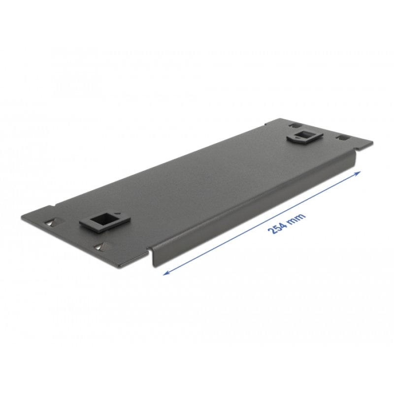 DeLOCK 10″ Network Cabinet Blind Cover tool free 2U black