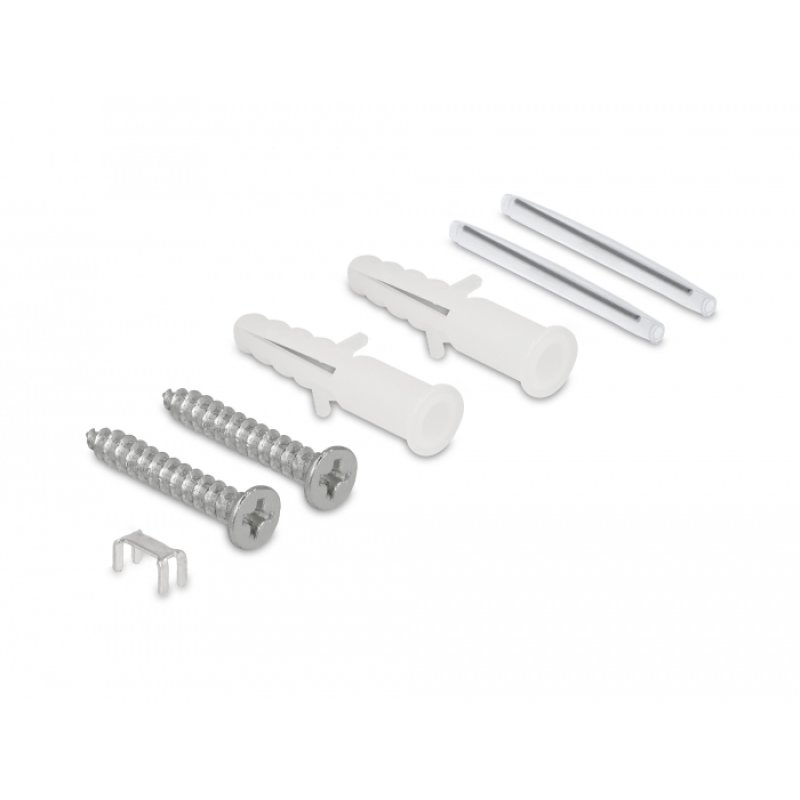 DeLOCK Boitier de connexion de fibre optique à montage mural pour 2 x SC Simplex ou LC Duplex, blanc