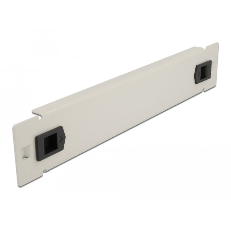 DeLOCK 10″ Network Cabinet Blind Cover tool free 1U grey