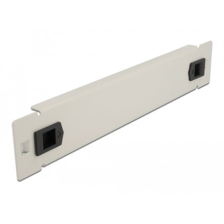DeLOCK 10″ Network Cabinet Blind Cover tool free 1U grey