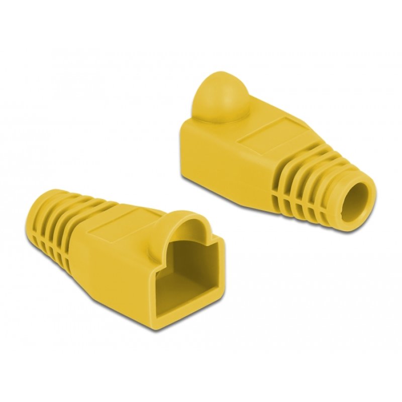 DeLOCK Réducteur de tension pour RJ45 mâle, jaune, 20 unités