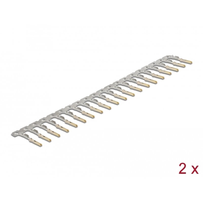 Crimp-Kontakte für D-Sub HD Crimp Buchse 40 Stück