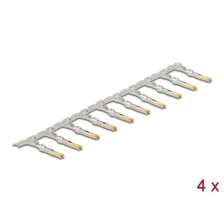 DeLOCK Crimp contacts for D-Sub crimp female 40 pieces