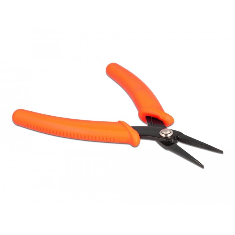 DeLOCK Pince à long bec, orange, 14,2 cm