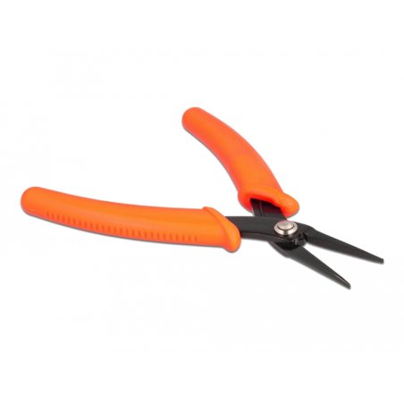DeLOCK Long Nose pliers orange 14.2 cm