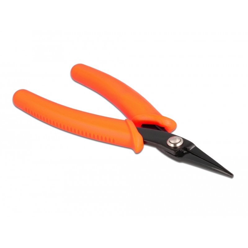 DeLOCK Long Nose pliers orange 14.2 cm