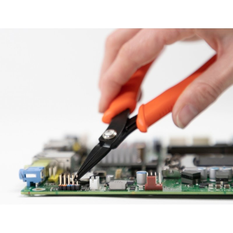 DeLOCK Long Nose pliers orange 14.2 cm