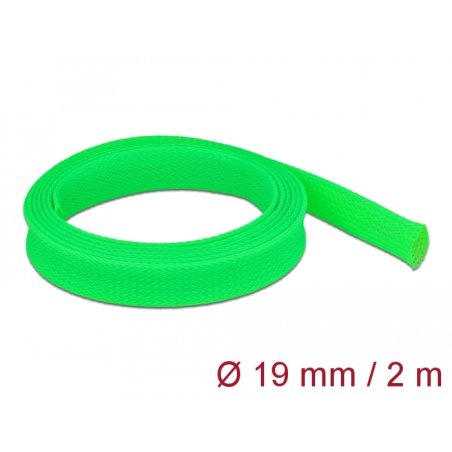 Geflechtschlauch dehnbar 2 m x 19 mm grün