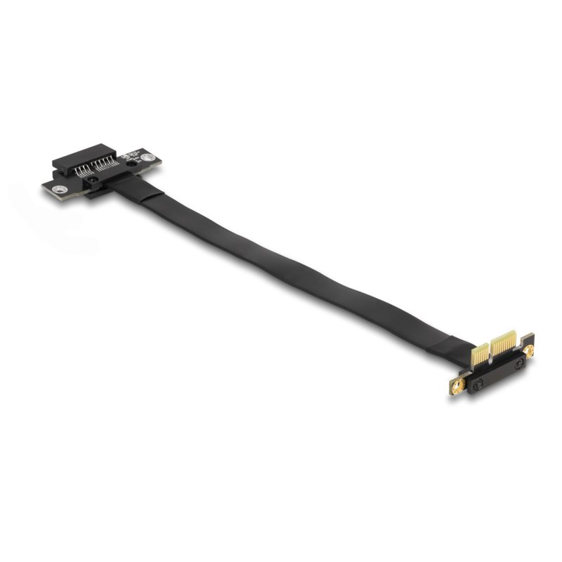 DeLOCK Carte adaptatrice PCI Express x1 mâle angulé à 90° vers x1 prise avec câble de 30 cm
