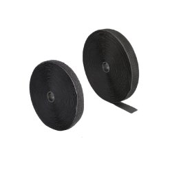 DeLOCK Heavy-duty Hook-and-Loop tape L 15 m x W 25 mm black