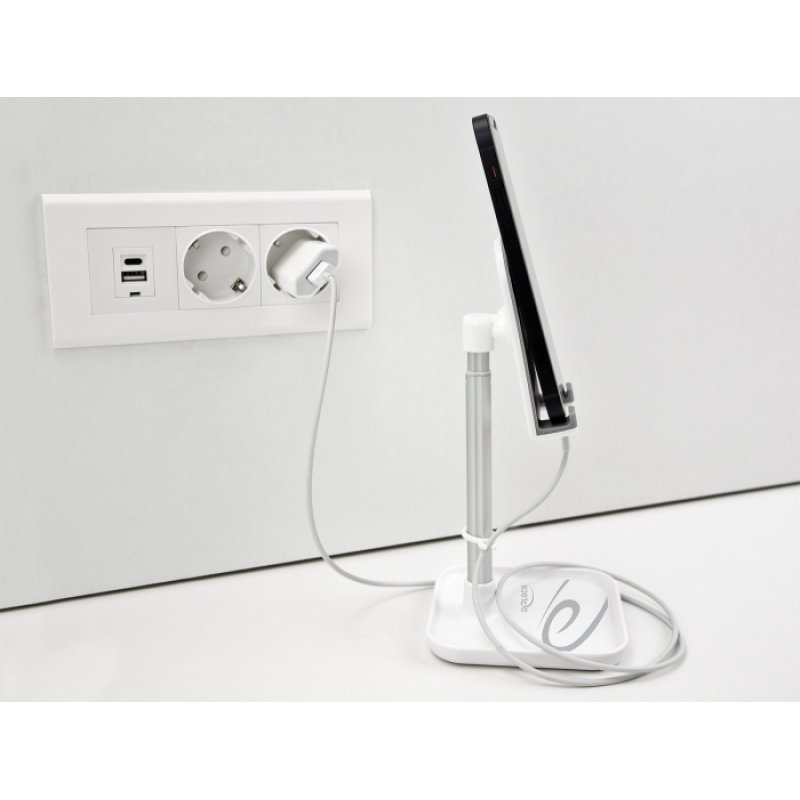 DeLOCK Smartphone and Tablet Telescopic stand with storage