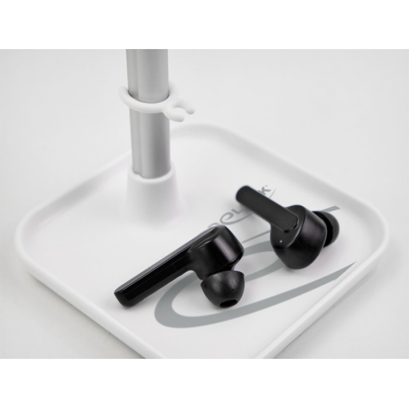 DeLOCK Support télescopique de smartphone et tablette avec rangement