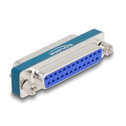 DeLOCK Filtre de suppression d’interférence RF/EMI D-Sub 25 broches mâles à femelles avec induction passe-bas