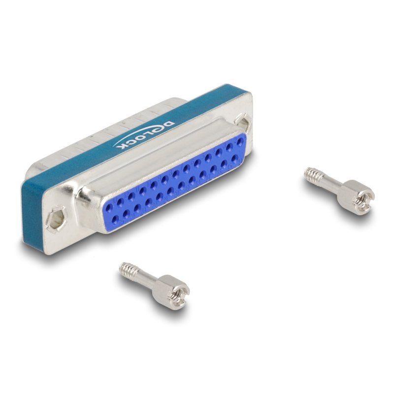 DeLOCK RF/EMI Interference Suppression Filter D-Sub 25 pin male to female with low-pass inductive