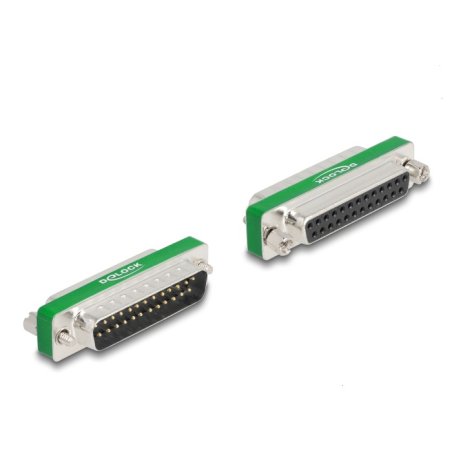 DeLOCK RF/EMI Interference Suppression Filter D-Sub 25 pin male to female with low-pass filter capacitive