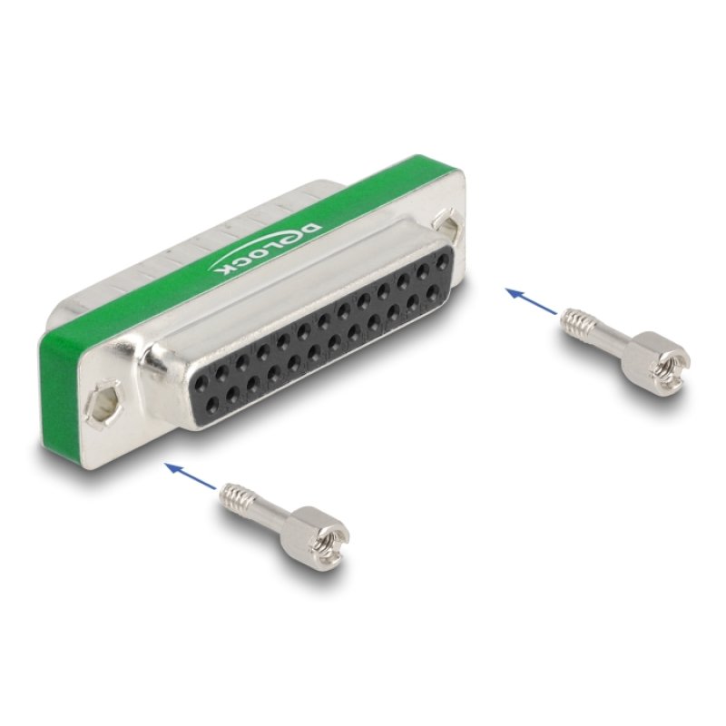 HF/EMI Entstörfilter D-Sub 25 Pin Stecker zu Buchse mit Tiefpass kapazitiv