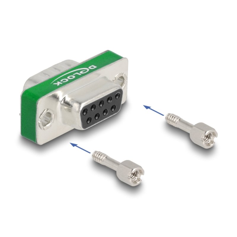 HF/EMI Entstörfilter D-Sub 9 Pin Stecker zu Buchse mit Tiefpass kapazitiv