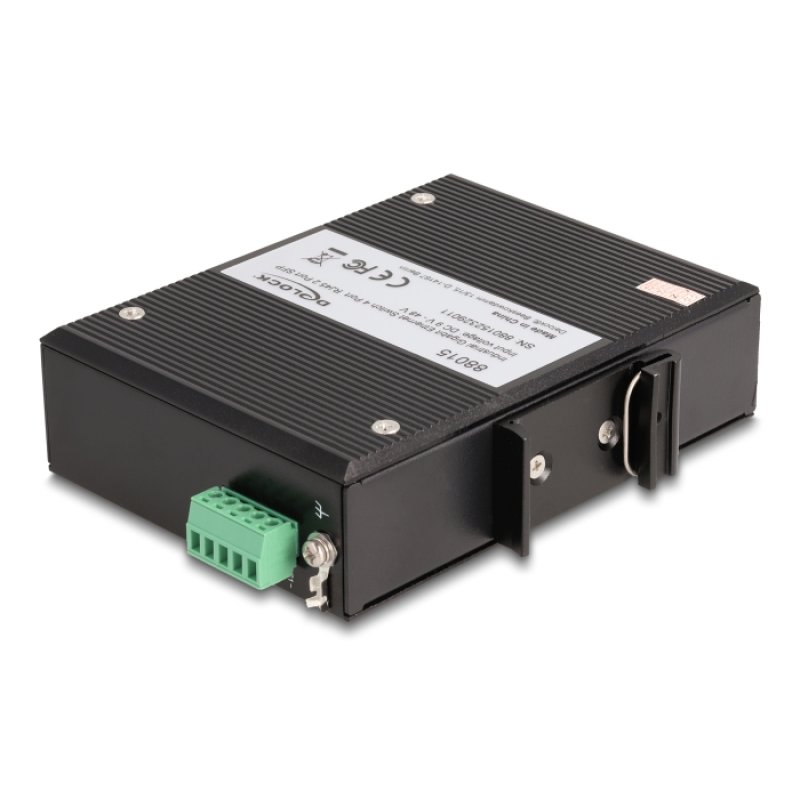 Industrie Gigabit Ethernet Switch 4 Port RJ45 2 Port SFP für Hutschiene