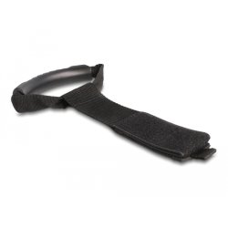 DeLOCK Carrying Strap with hook-and-loop fastener L 435 x W 50 mm black 2 pieces
