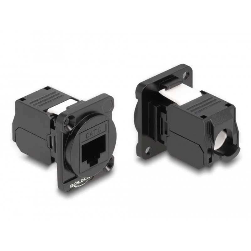 DeLOCK Module D-Type, RJ45 Cat.6 femelle à LSA femelle