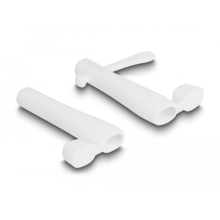 Staubschutz für USB Type-C™ Stecker und Apple Lightning™ Stecker Set 2 Stück weiß