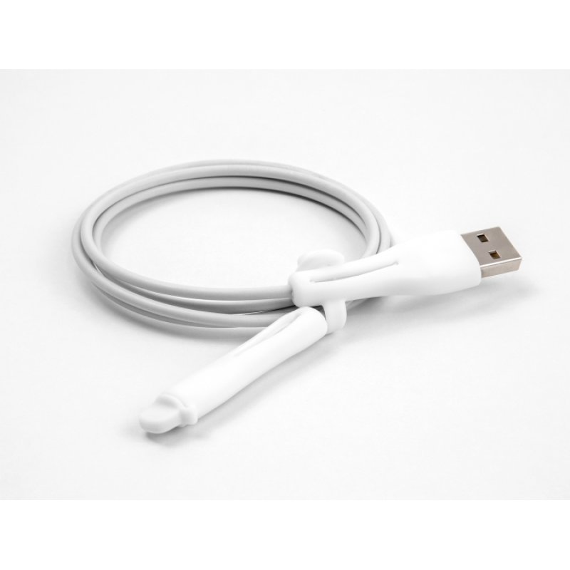 DeLOCK Dust Cover for USB Type-A male and Apple Lightning male set 2 pieces white