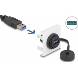 DeLOCK Easy 45 Module SuperSpeed USB 5 Gbps (USB 3.2 Gen 1) USB Type-A female, 45 x 45 mm
