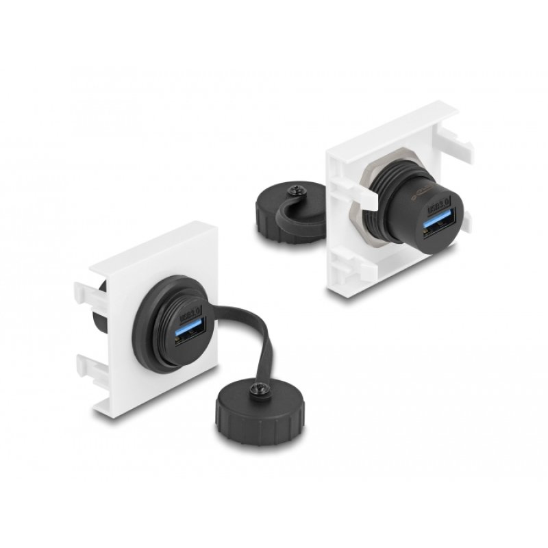 DeLOCK Easy 45 Module SuperSpeed USB 5 Gbps (USB 3.2 Gen 1) USB Type-A female, 45 x 45 mm