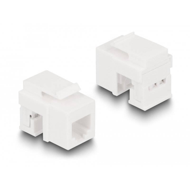 Keystone LSA Set mit Auflegehalterung RJ45 / RJ11 Cat.6 schwarz