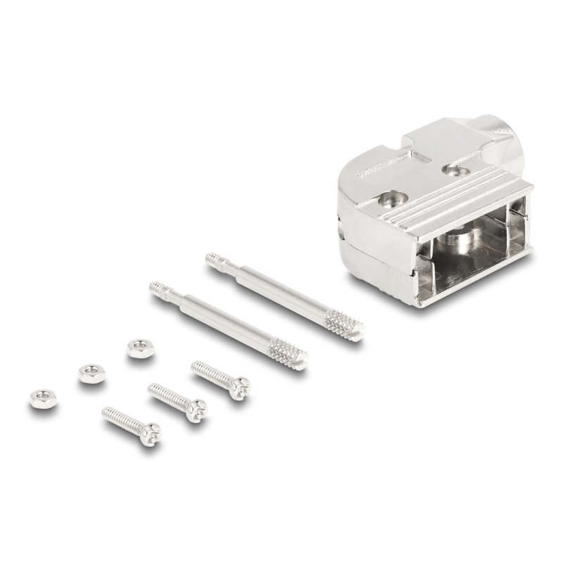 DeLOCK D-Sub Housing for 9 pin male / female 90° angled