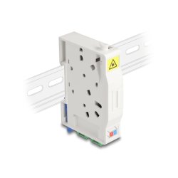 DeLOCK Optical Fiber Connection Box for DIN rail with splice holder and 2 x SC Simplex coupler