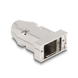 Gehäuse für D-Sub 9 Pin Stecker / Buchse mit Zugentlastung Zinklegierung