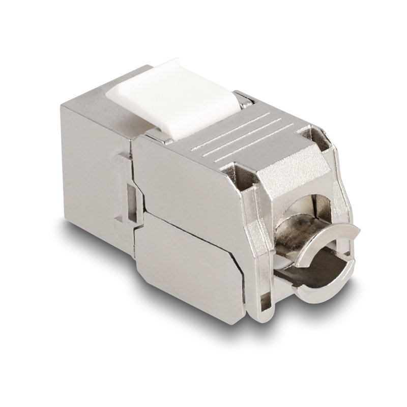 DeLOCK Module Keystone RJ45 femelle à LSA, Cat.6A avec LED