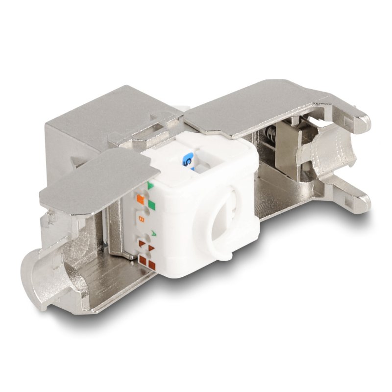 DeLOCK Module Keystone RJ45 femelle à LSA, Cat.6A avec LED
