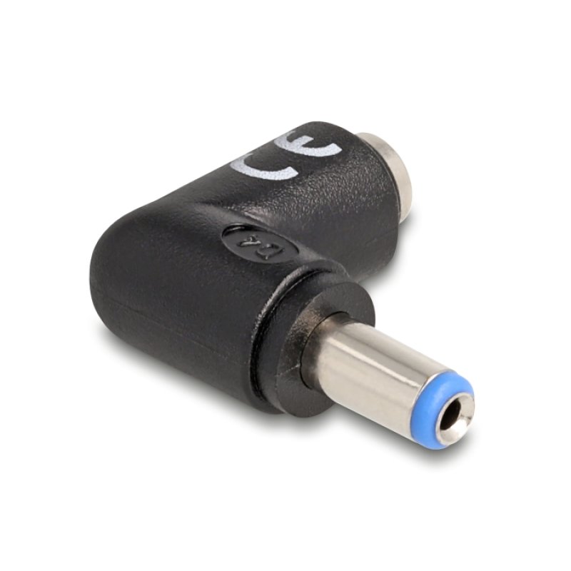 DC Adapter 5,5 x 2,1 mm Stecker zu 5,5 x 2,1 mm Buchse 90° gewinkelt