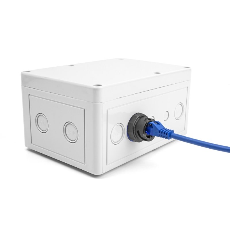 DeLOCK RJ45 Cat.6A built-in connector / coupler black