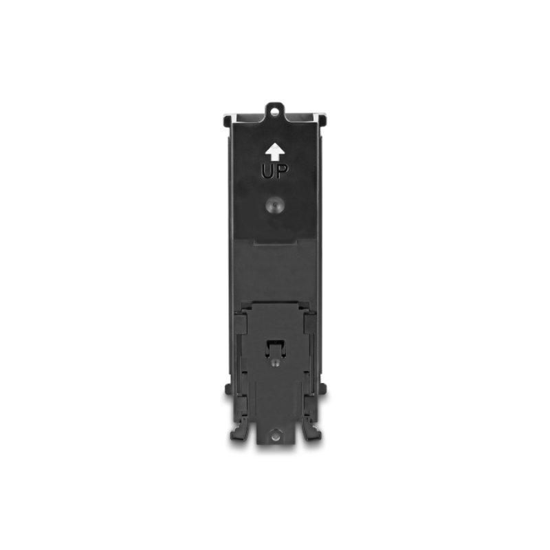 DeLOCK Support Keystone 8 ports pivotant pour rail DIN rail montage mural