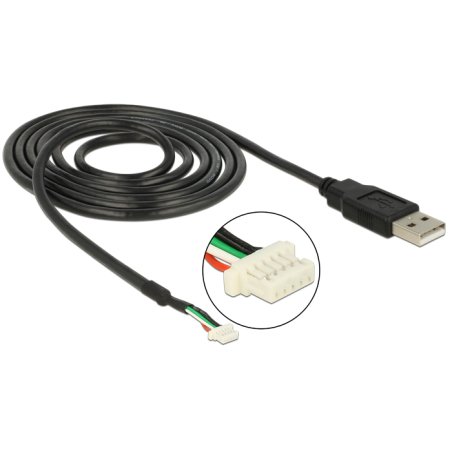 DeLOCK 95986 camera cable 1.5 m Black
