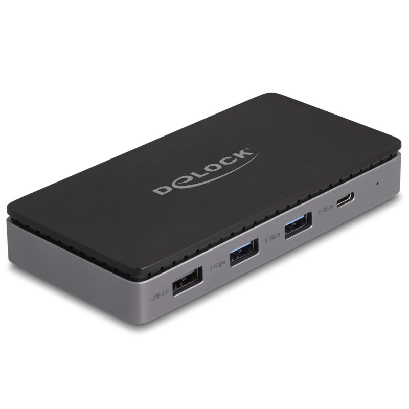 DeLOCK Station d’accueil USB Type-C 4K - Dual HDMI MST / USB / Gibabit LAN / PD 3.0 85 W