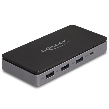 DeLOCK Station d’accueil USB Type-C 4K - Dual HDMI MST / USB / Gibabit LAN / PD 3.0 85 W