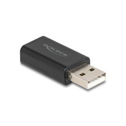 DeLOCK 68001 changeur de genre de câble USB 2.0 Type-A 3.5 mm 4 pin Noir