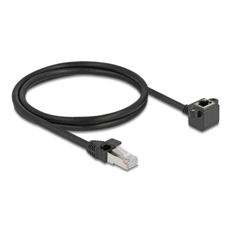 DeLOCK 81097 câble de réseau Noir 1 m Cat6 F/UTP (FTP)