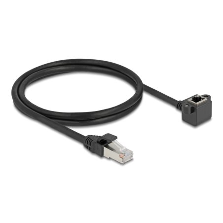 DeLOCK 81097 câble de réseau Noir 1 m Cat6 F/UTP (FTP)